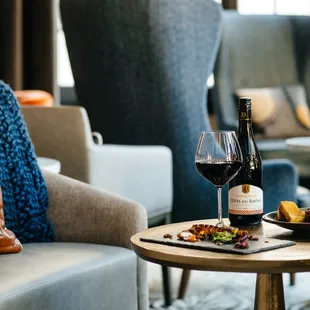 Our bar lounge is perfect to share a bottle of wine and small plates from our menu.
