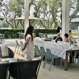 Beautiful outdoor seating for event