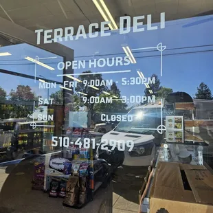 The store hours is different than the deli hours. Here's a picture of the deli hours