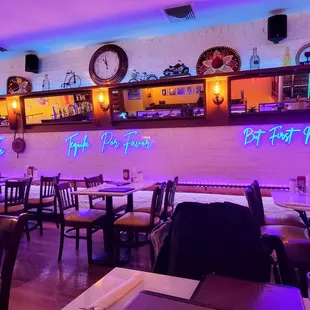 interior, sushi and sashimi