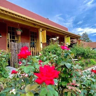 outside
