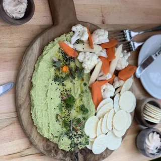 Green Chickpea Hummus