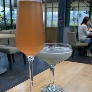 Strawberry Rhubarb Mimosa