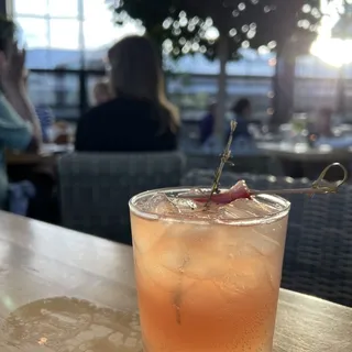 Strawberry Bourbon Fizz