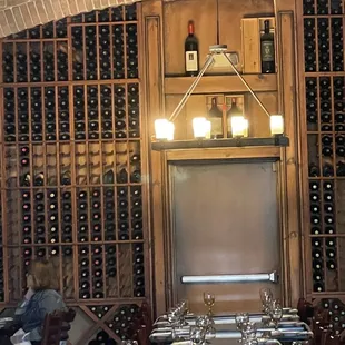 Wall of wine