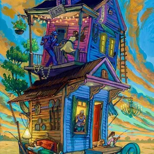 Entitled, &quot;Spirit of New Orleans&quot;
8&apos;x4&apos;