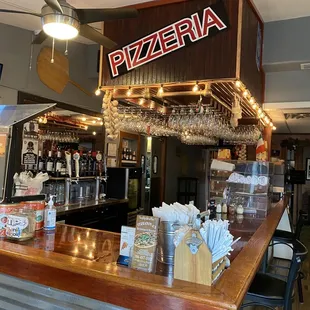 the bar