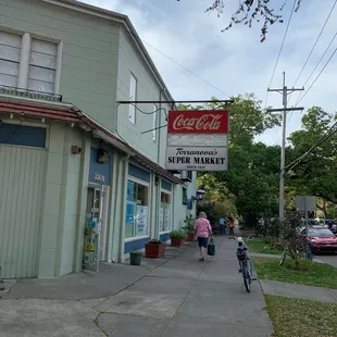 outside