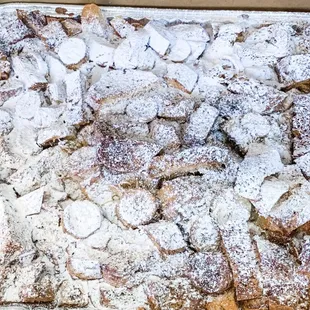 a closeup of a baked dessert