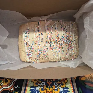 Blueberry pop tart