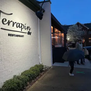 Outside of restaurant