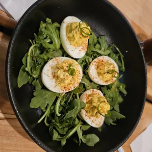 DEVILED EGGS (happy hour - no crabs)