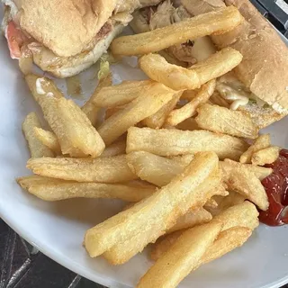 Chicken and Cheese with Fries