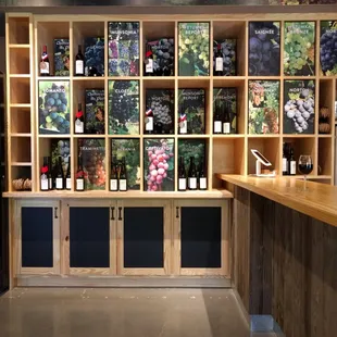 the wine selection