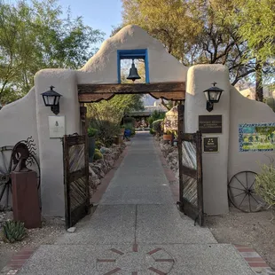 The entrance to Hacienda del Sol