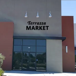 the front of the store