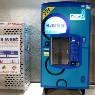 Propane Exchange and Water Refill Machine available!