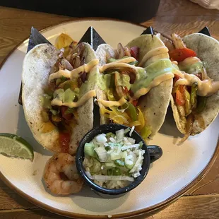 Shrimp tacos