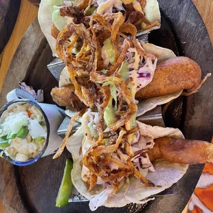 Mixed Fish and Shrimp Tacos