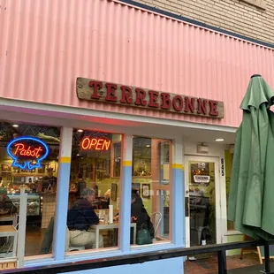 outside of store