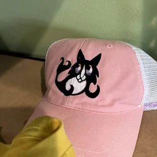 A funny hat I saw at the store