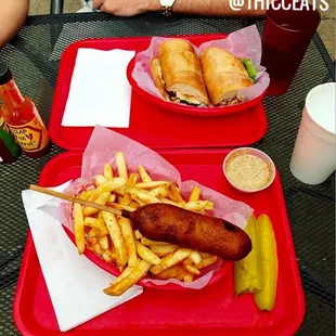 Andouille Sausage Corn Dog