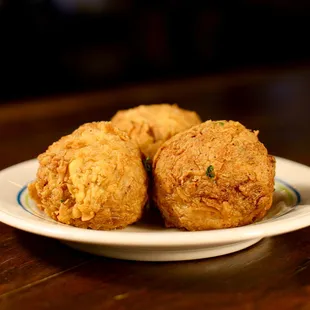 Best Stop Boudin formed into balls, floured, and deep-fried. Choice of regular, pepper jack, or cream cheese jalapeño.