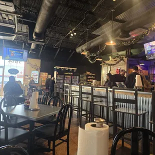 Bar and take out section