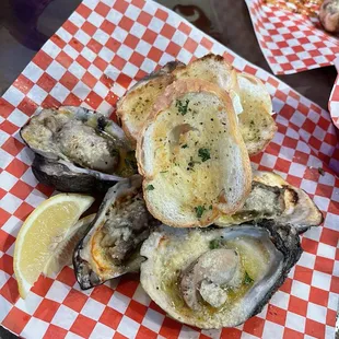 Chargrilled 1/2 dozen oysters