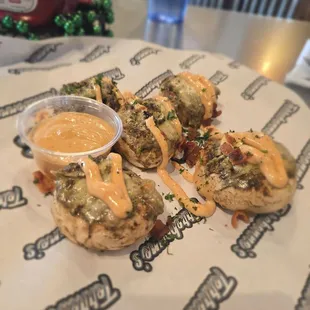 Crab stuffed mushrooms