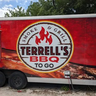 The new wrap on the trailer