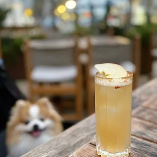 "Far From The Tree": 818 blanco tequila, apple cider agave, lime juice, allspice dram ($20)