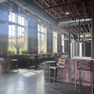 Open concept with a nice breeze coming through the open doors