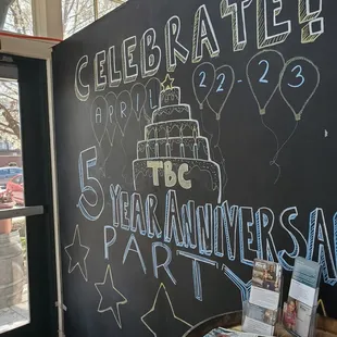 5 year anniversary party!