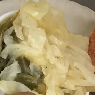 Cabbage and cornbread