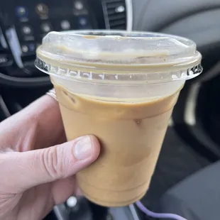 Iced spicy ginger chai