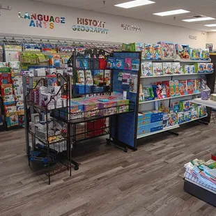 Visit our educational store at 6039 E. Main St. in Columbus, Ohio.