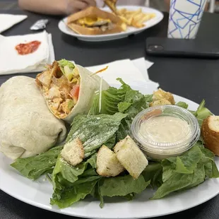 BUFFALO-RANCH Crispy CHICKEN Wrap