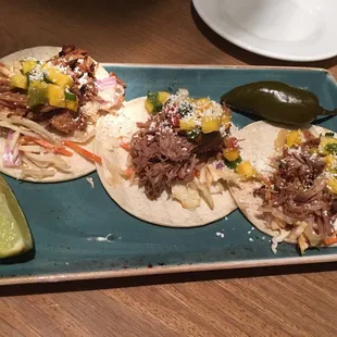 Pulled pork tacos