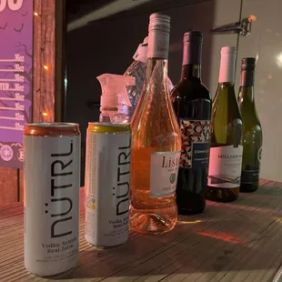 Alcohol options
