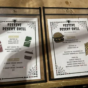 food menu