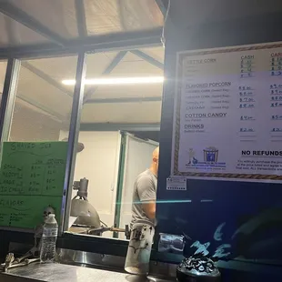 snack menu