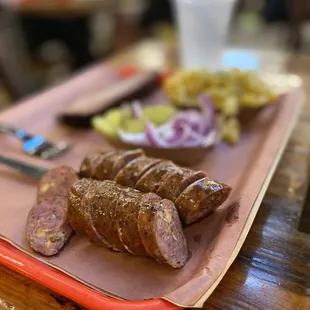 Jalapeño cheddar sausage