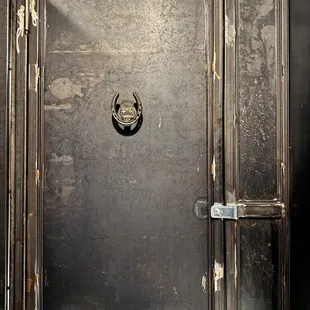 The lock for the stall was even a cute touch