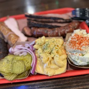 Mac &amp; Cheese and Potato Salad