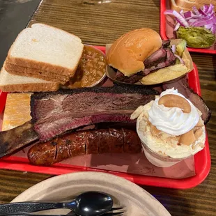 Sliced Brisket Sandwich
