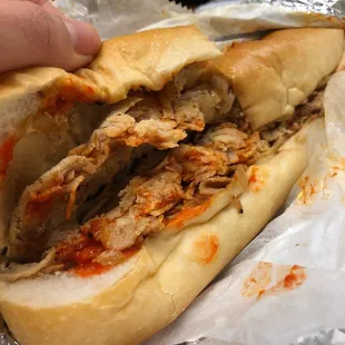 Chicken cheese steak