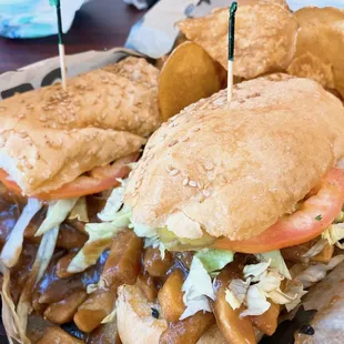French fried Poboy