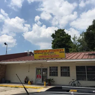 the front of a restaurant