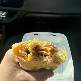 Bacon and Egg Burrito